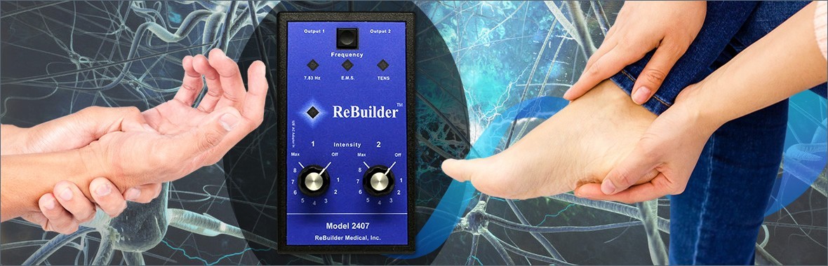 ReBuilder 2407 Electronic Stimulator Dual Therapy System Kit Std+