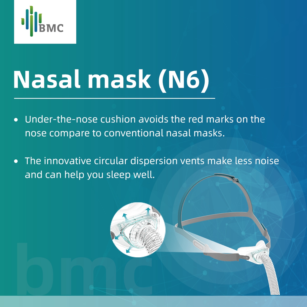 Mascarilla N6 Nasal BMC (L)