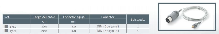 Aguja Concentrica / AMBU Neuroline / 50x0.45mm / 26G / Amarillo / Caja 25 uds. 