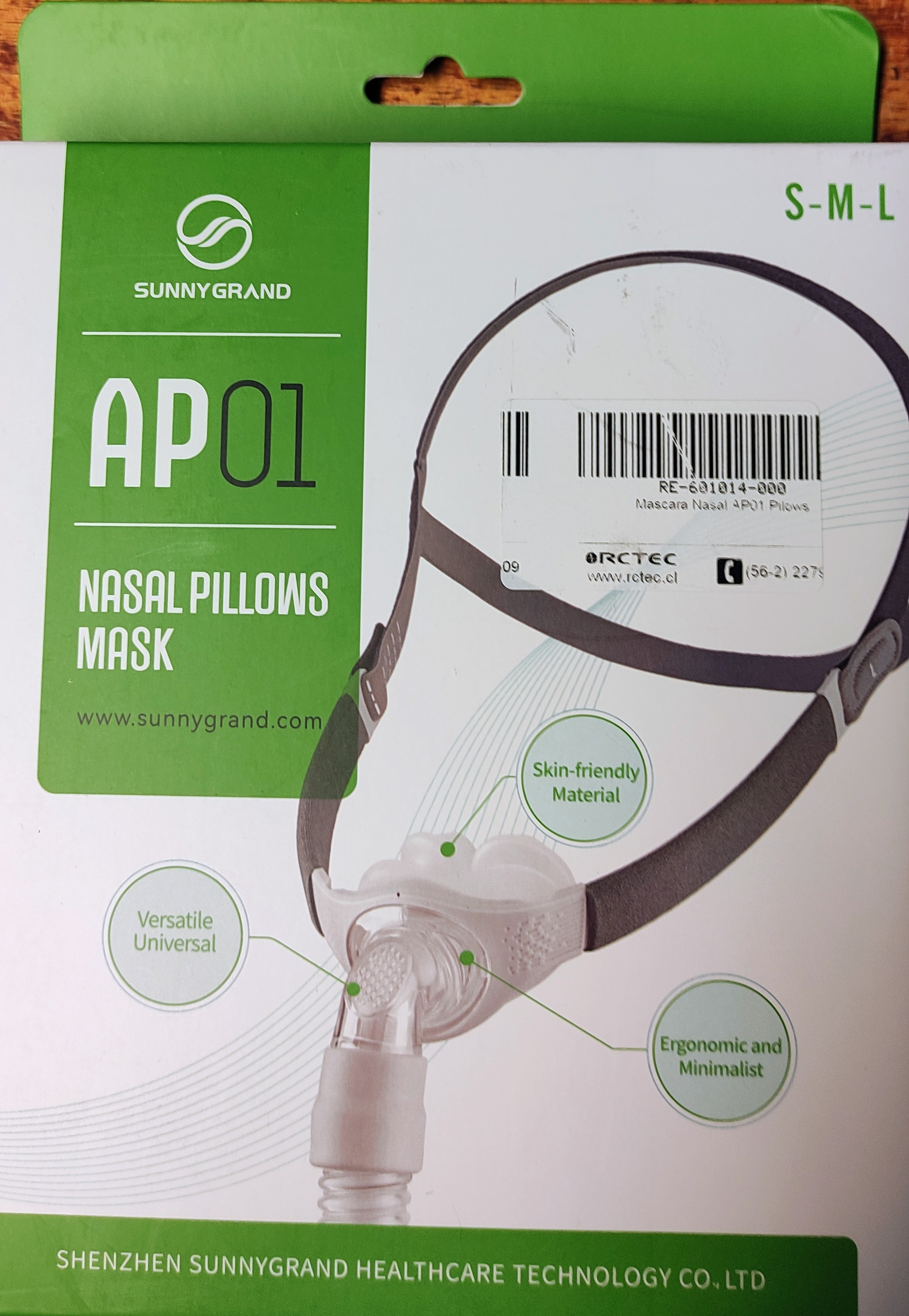 Mascara Pillows nasal SG AP01 NatrComfy